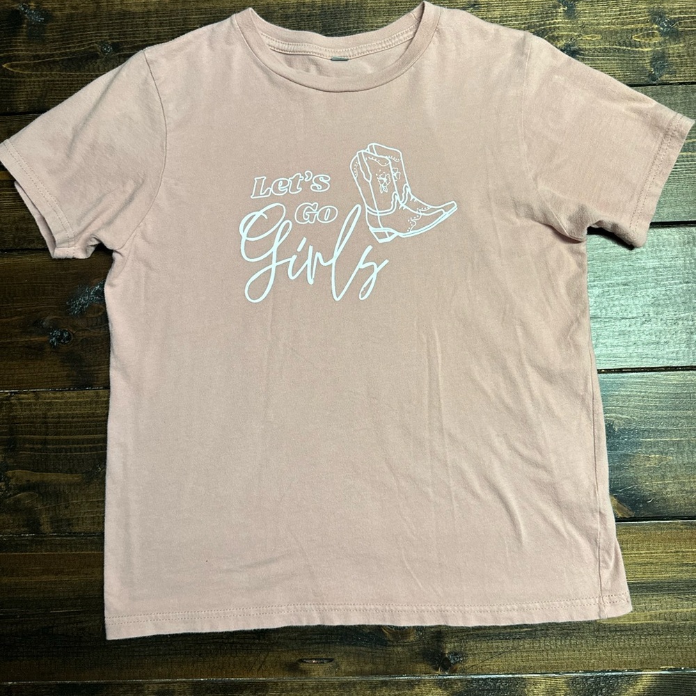 Kids Pink Graphic T-Shirt